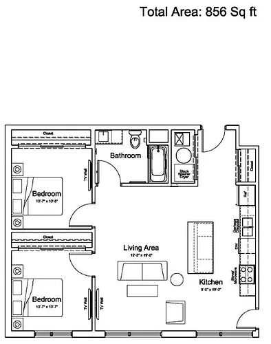 Floor plan 217-2B1B