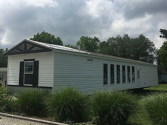 Side and back of home