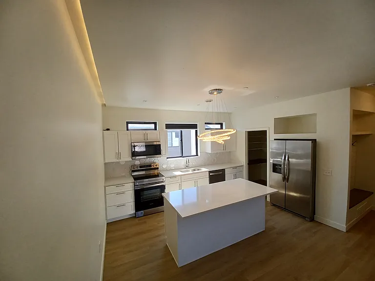 Unique hidden built-in strip light creates a nightly relaxing ambiance.