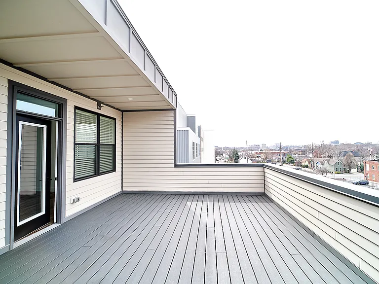 Large outdoor patio space