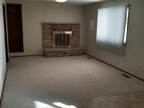 Family room with fireplace