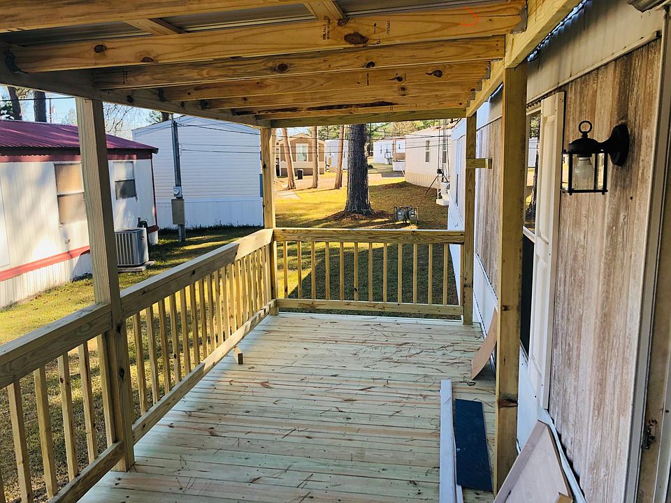 Generous sized covered porch