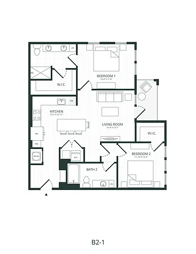 Floor plan B21