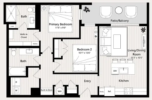 Floor plan B2