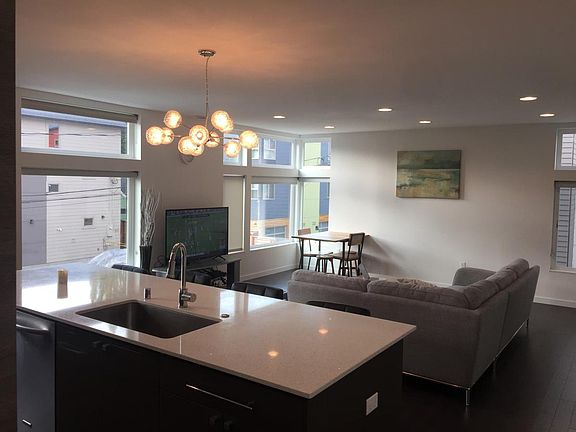 2nd Floor Living room and kitchen