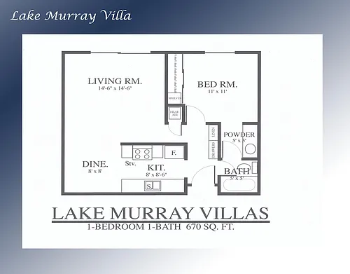 Floor plan 1 Bedroom