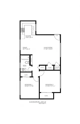 Floor plan 2X1