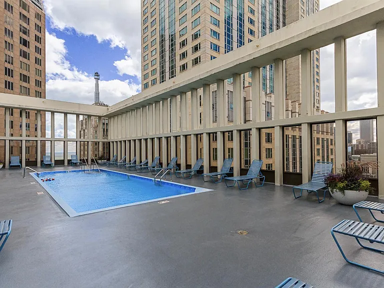 Rooftop pool