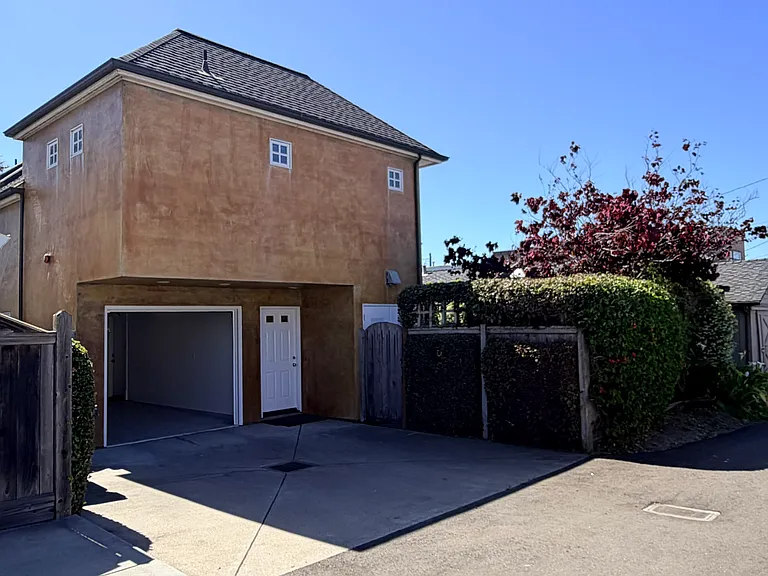 One car garage with storage