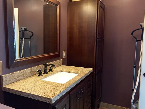 Master vanity and cabinets