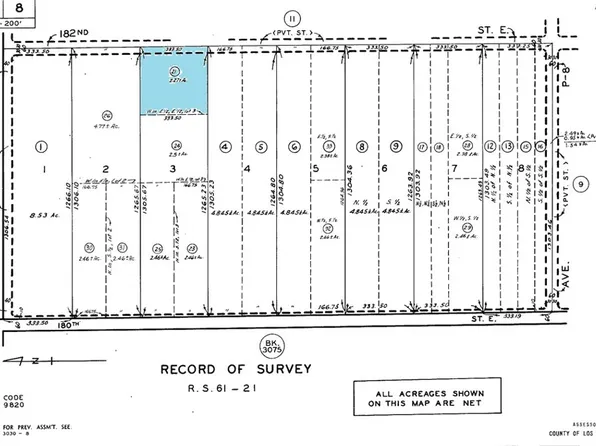 0 182nd St E Lot 3, Palmdale, CA 93591