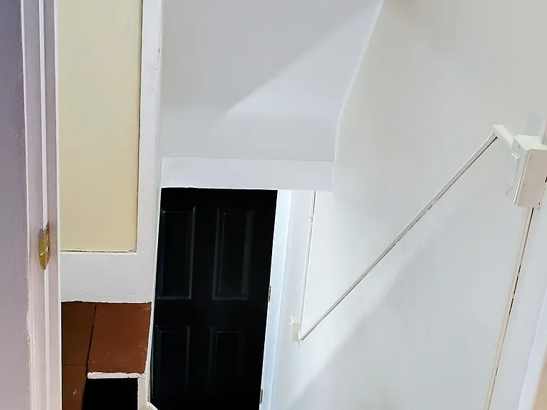 Handrail is stairwell length and will be installed for super safety of dual handrails.
