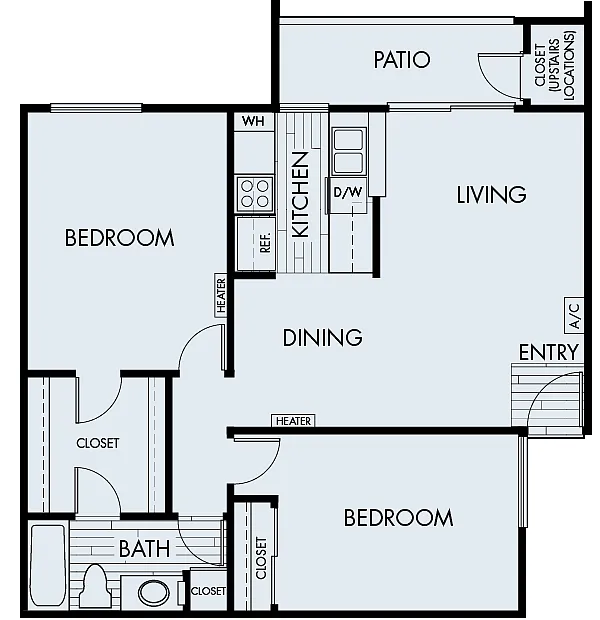 Floor plan Cerritos Plan 2A