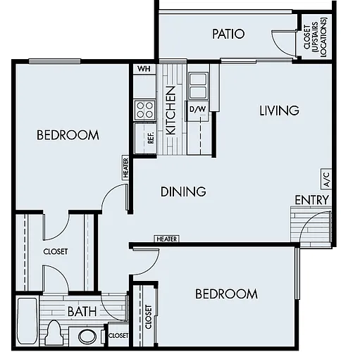 Floor plan Cerritos Plan 2A