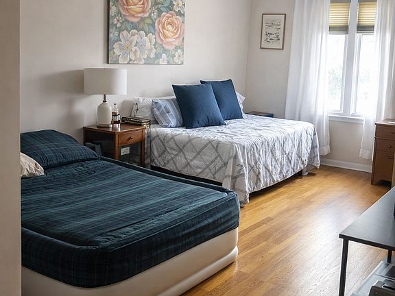 Large bedroom with walk-in closet on 1st floor