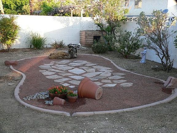 Rear landscaping