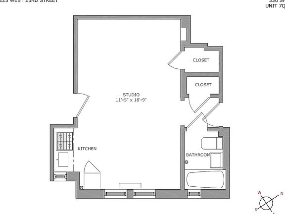 2nd image of 225 W 23rd St APT 7Q
