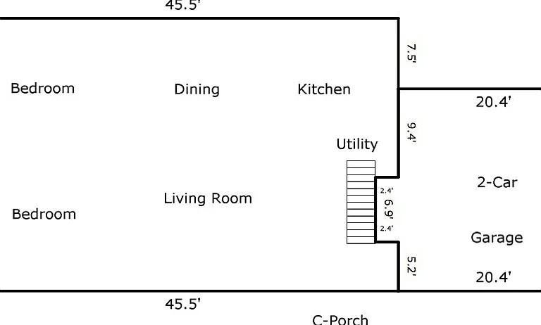 downstairs layout