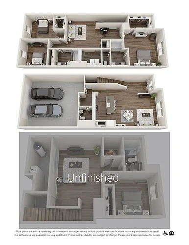 Floor plan Strada (Unfinished Basement)