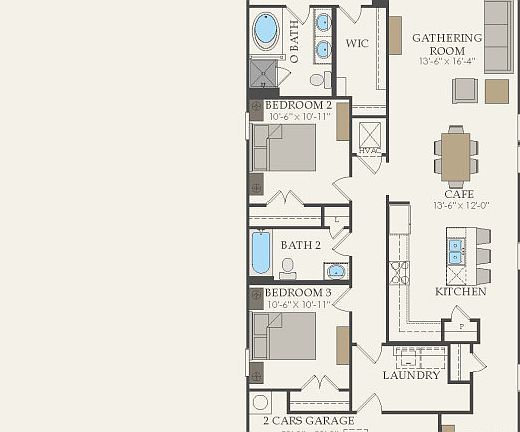 First Floor 3 br 2 ba