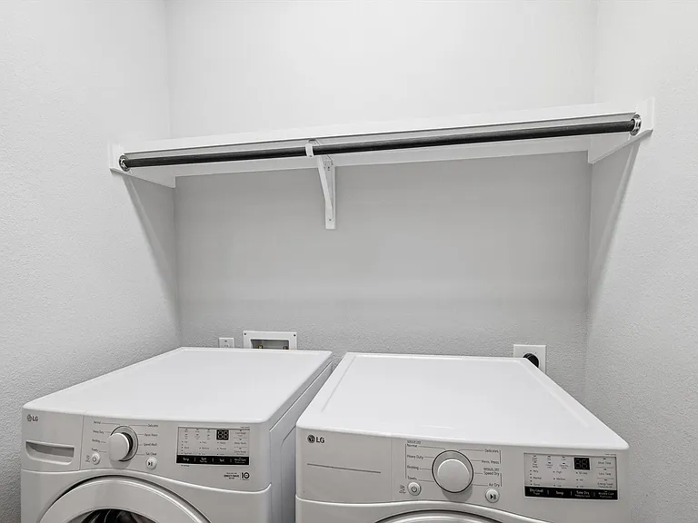 Full sized laundry area conveniently located on second floor.