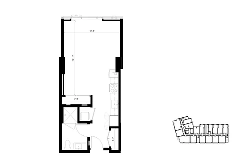 Floor plan S4 Studio