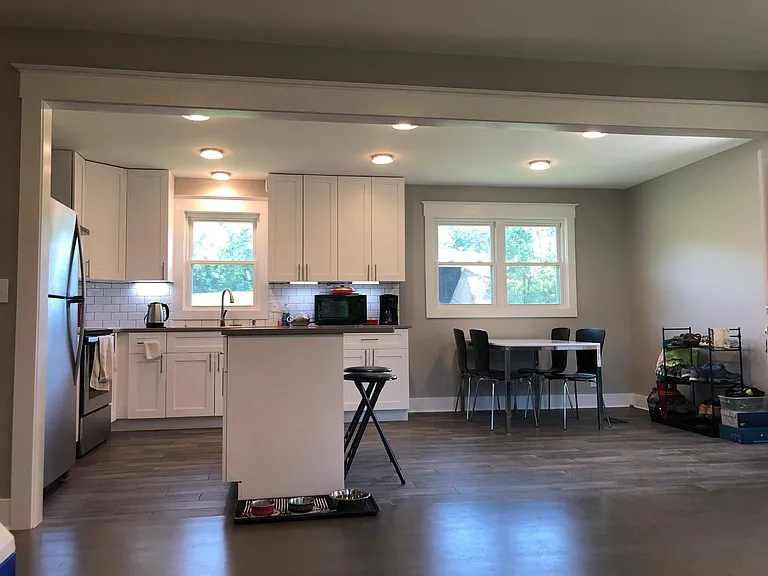 Kitchen and dinning area