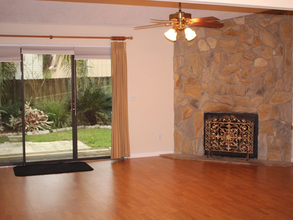 Family Room vaulted with fireplace
