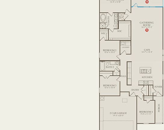 Chatfield Floor Plan, Quick Move-In Home, Floor 1