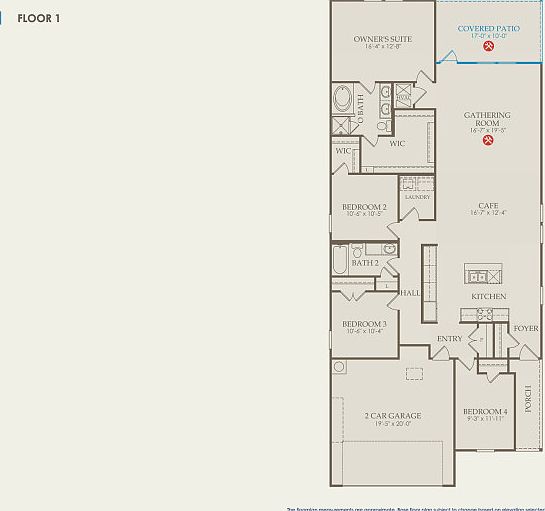 Chatfield Floor Plan, Quick Move-In Home, Floor 1