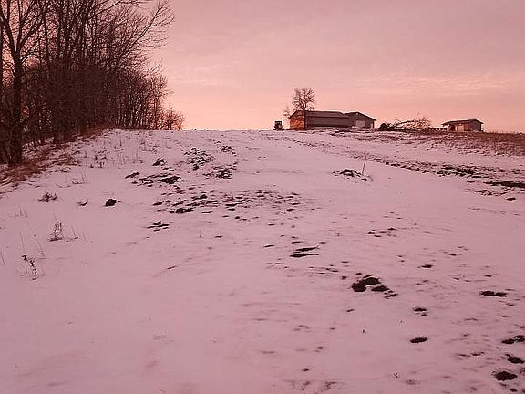 driveway out looking west