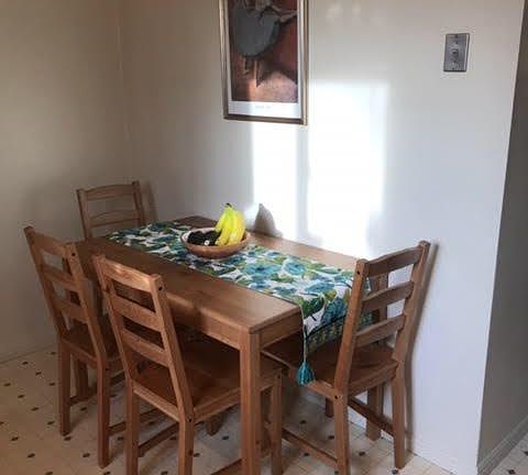 Dining in kitchen