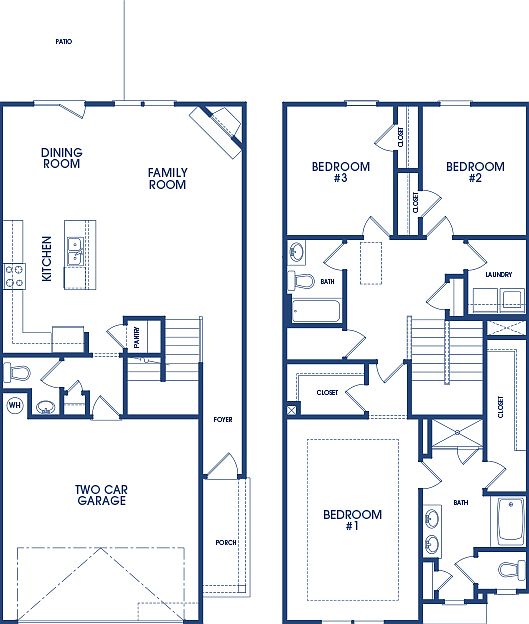 Salisbury Plan, Hampton Preserve Townhomes, Mcdonough, GA 30253 Zillow