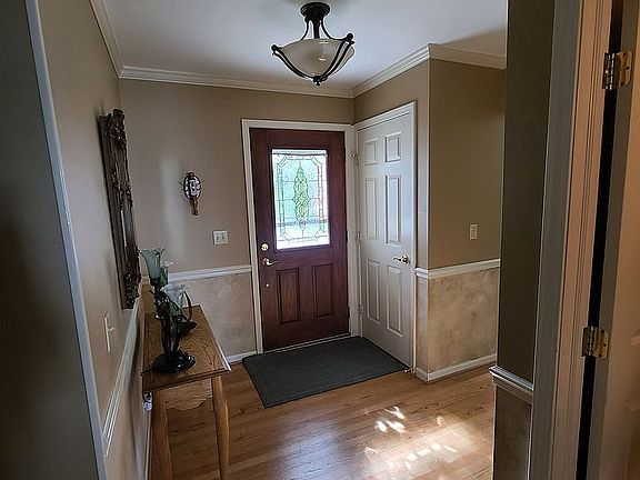 Entry hall with closet