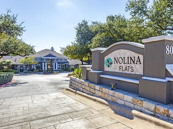 Nolina Flats monument sign at entrance