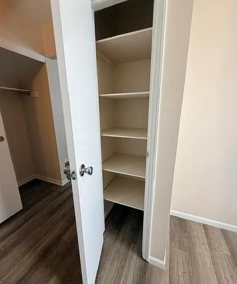 Pantry storage in kitchen
