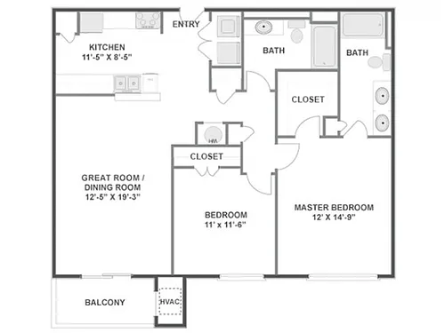 Floor plan Oakmont