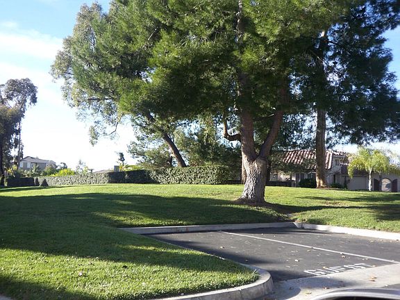 Open space just steps from the front yard