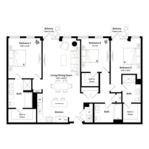 Floor plan C3