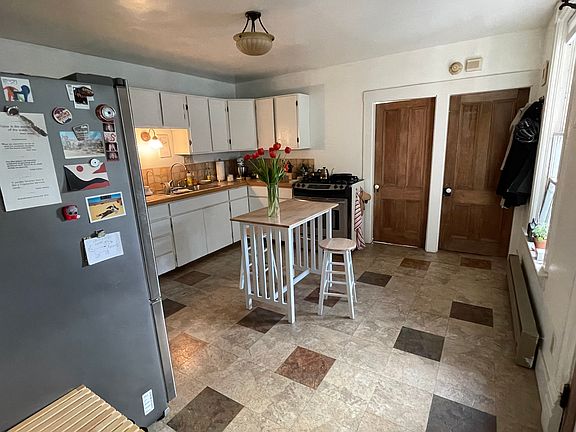 Kitchen has new "hardwood" floor.