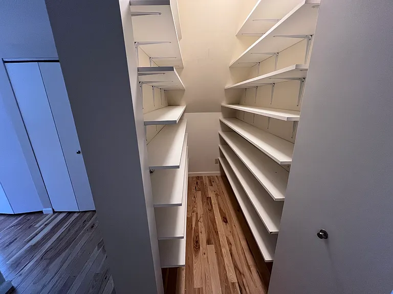 Large walk-in pantry storage