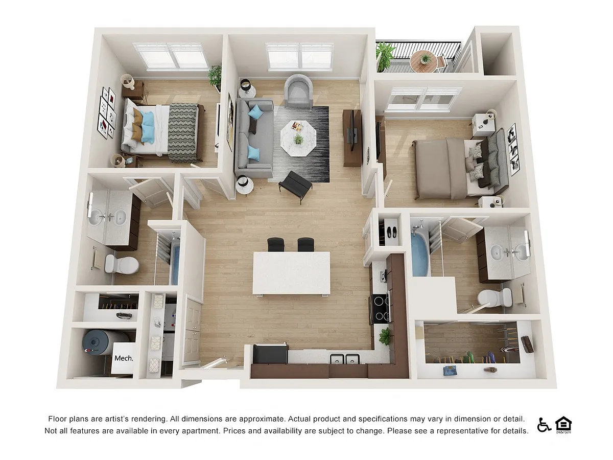 Floor plan Mescalero