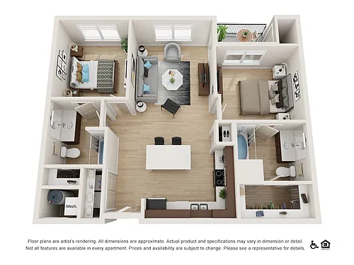 Floor plan Mescalero