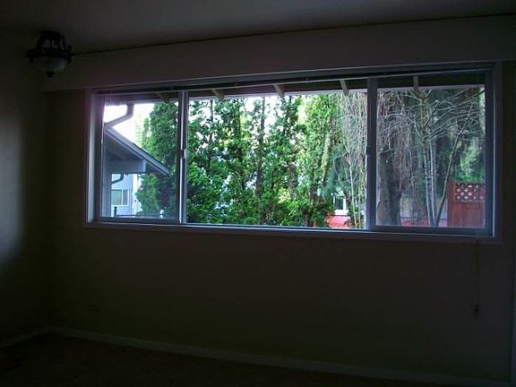 view from your living rm through large windows. This view is