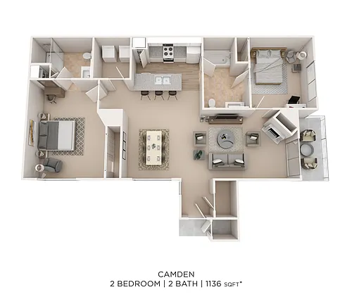 Floor plan Camden - Lower Level