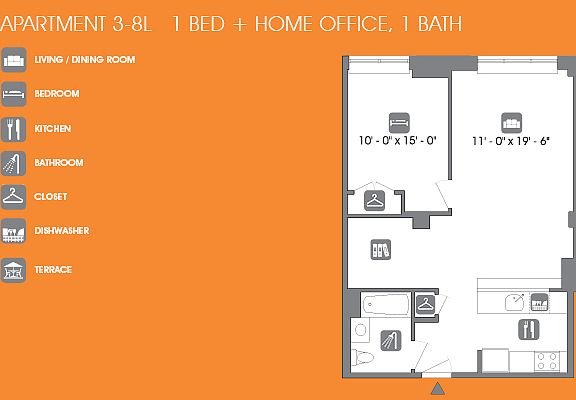 2nd image of 260 W 20th St #5L