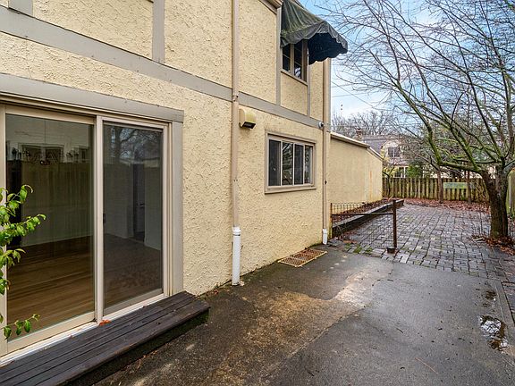 private patio accesible from sliding doors