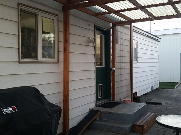 Covered back patio