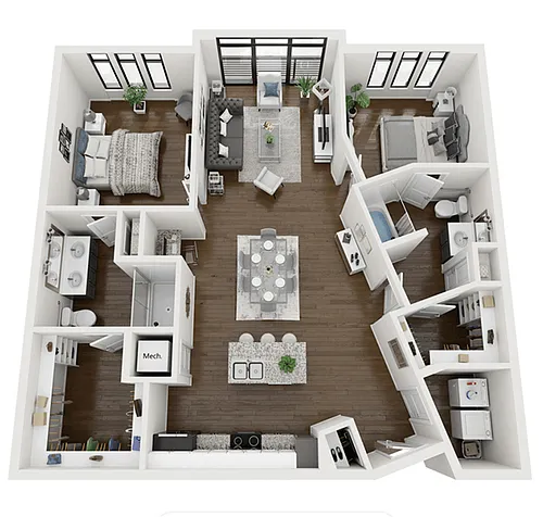 Floor plan The Hamlet