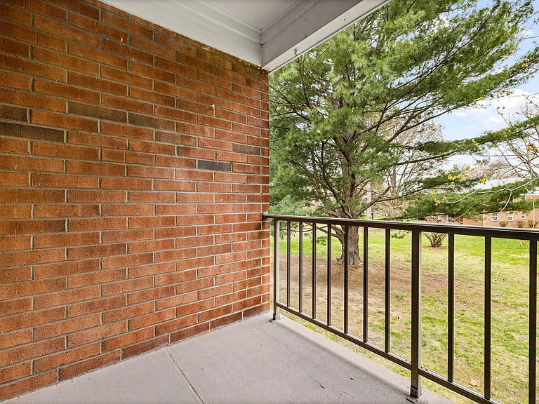 Each apartment features a private, covered patio or balcony